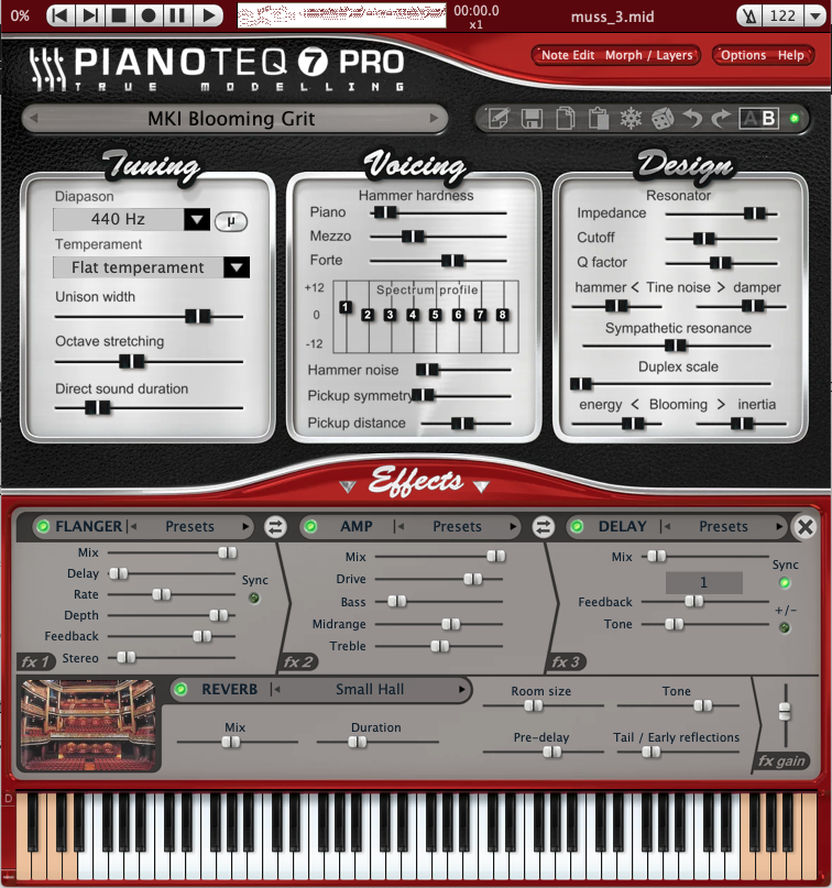 Pianoteq Pro 仿真钢琴音源插件测评